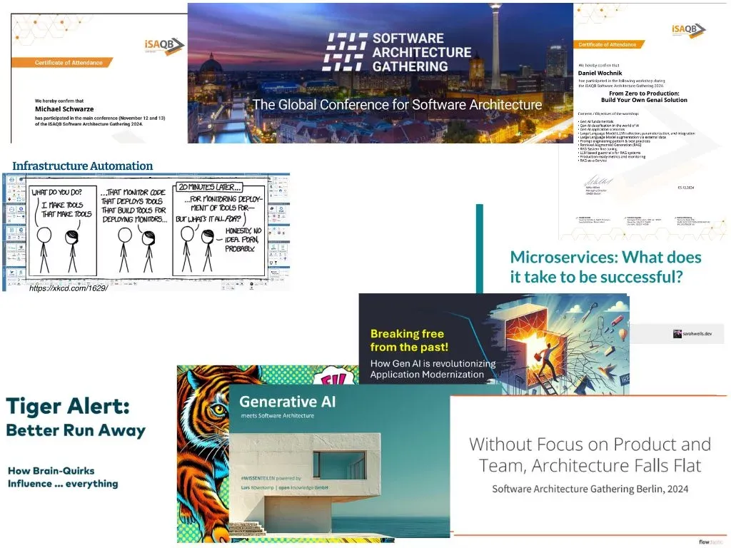Impressionen vom iSAQB Software Architecture Gathering 2024 in Berlin